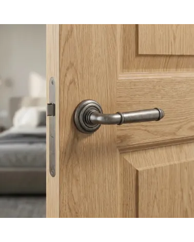Mandelli Hartu old silver door handles