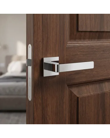 Mandelli Lario Satin Nickel Door Handles