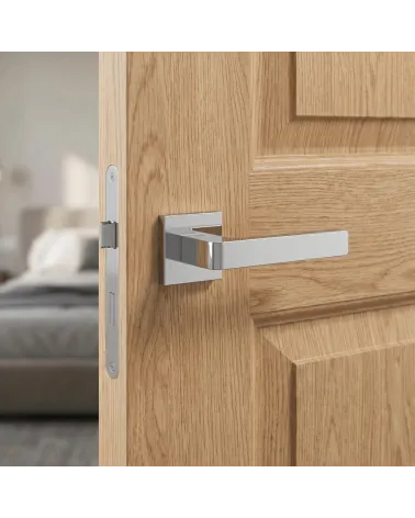 Mandelli Lario Satin Nickel Door Handles