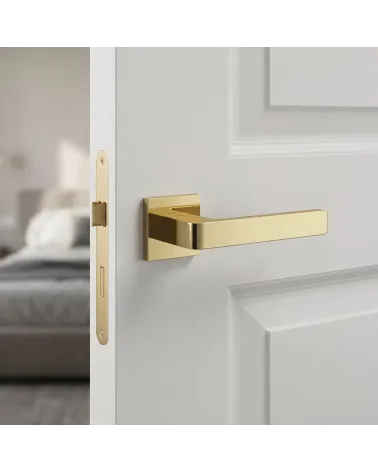 Mandelli Lario Polished Gold Door Handles