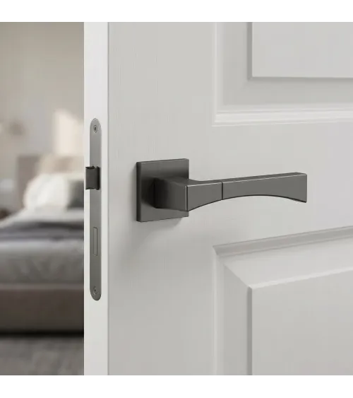 Graphite door handle Mandelli Life design handle
