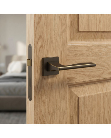 Mandelli Link Matt Gold Door Handles