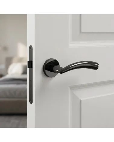 Satin Chrome Door Handles Mandelli Nadir