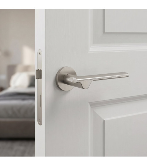 Mandelli Ara brass door handle designer handle