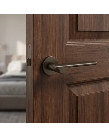 Mandelli Ara matt bronze door handles