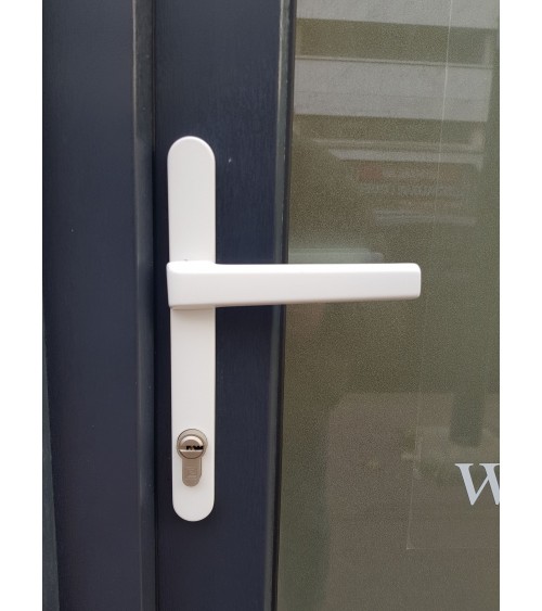 Handle for an exterior French window with reduced projection - BOSTON model - designer handle