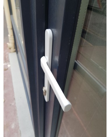 Handle for an exterior French window with reduced projection - BOSTON model - designer handle