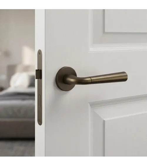 Mandelli Special matt bronze door handle design handle