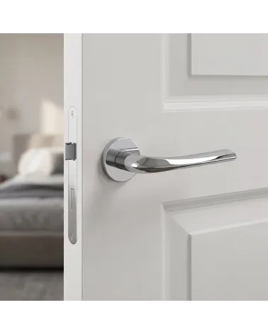 Gold door handles Mandelli Filo