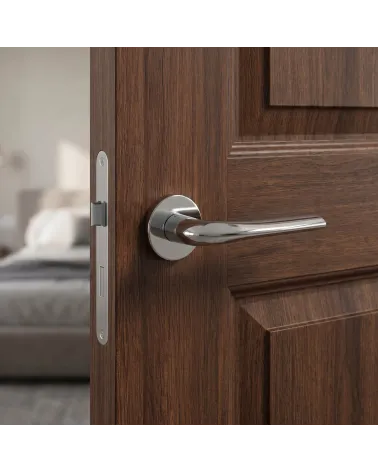 Gold door handles Mandelli Filo