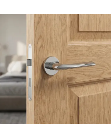Gold door handles Mandelli Filo