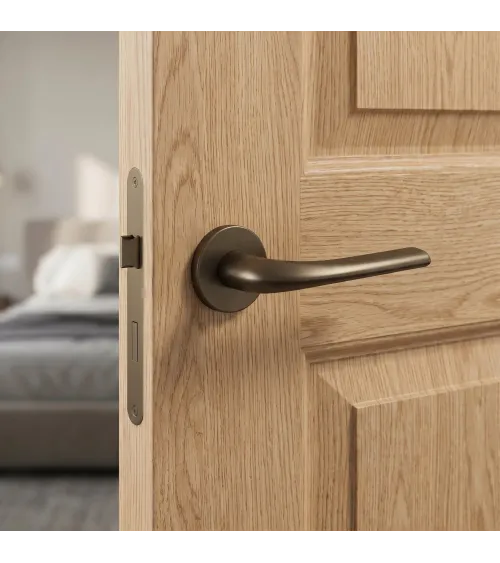Matt bronze Mandelli Filo door handle designer handle