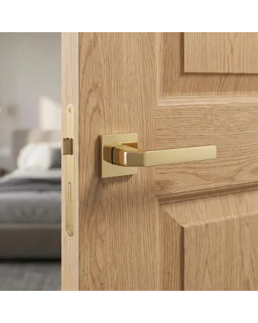 Mandelli Fenix satin chrome door handles