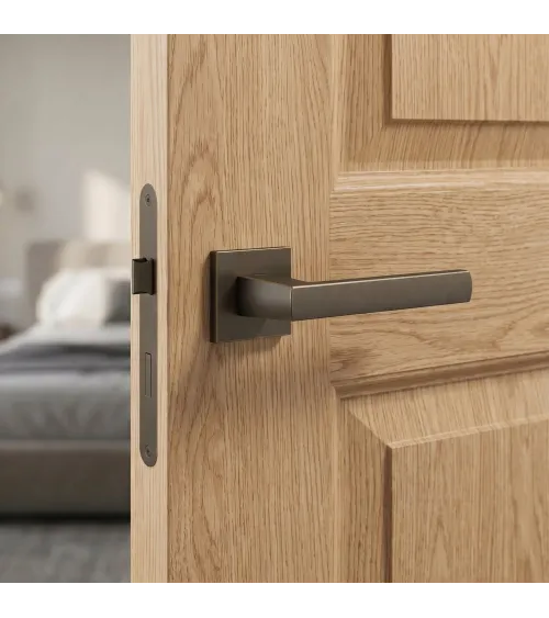 Bronze Mandelli Fan door handle designer handle