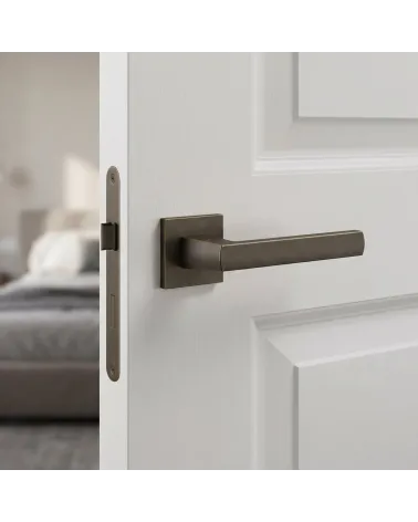 Mandelli Fan matt gold door handles