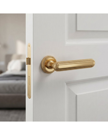 Mandelli Coco Polished Gold Door Handles