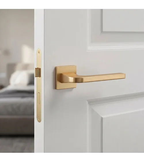 Matt gold ISMENA door handle designer handle