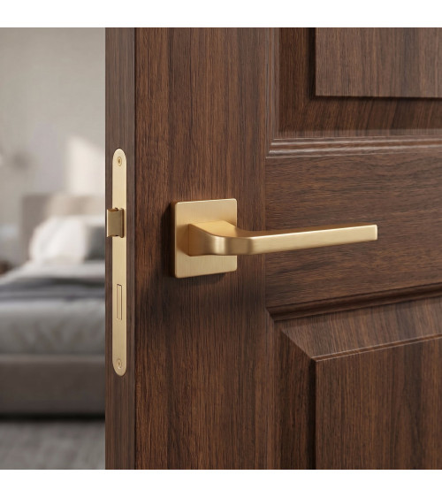 Matt gold ISMENA door handle designer handle