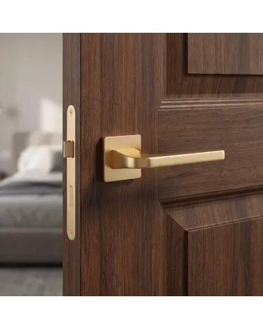 Door Handle in Matt Gold with Subtle Elegance - ISMENA Model