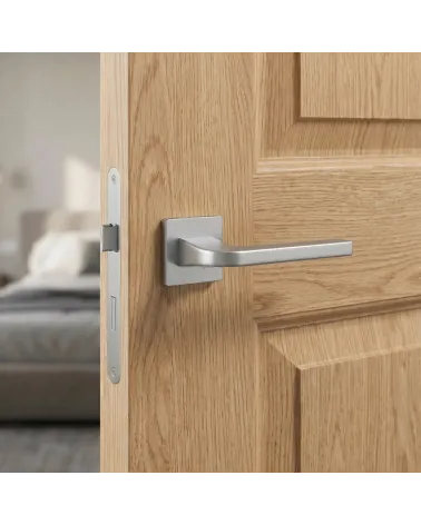 Sophisticated Satin Chrome Door Handle – ISMENA Model