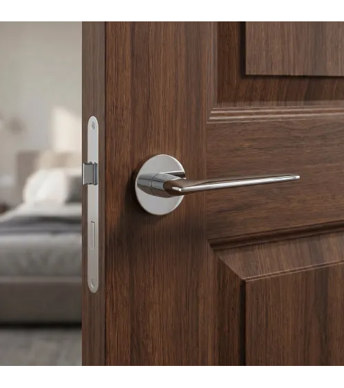Polished chrome Line GIULIA door handle design handle