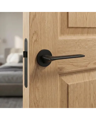 Understated and Elegant Black Door Handle – Line GIULIA Model