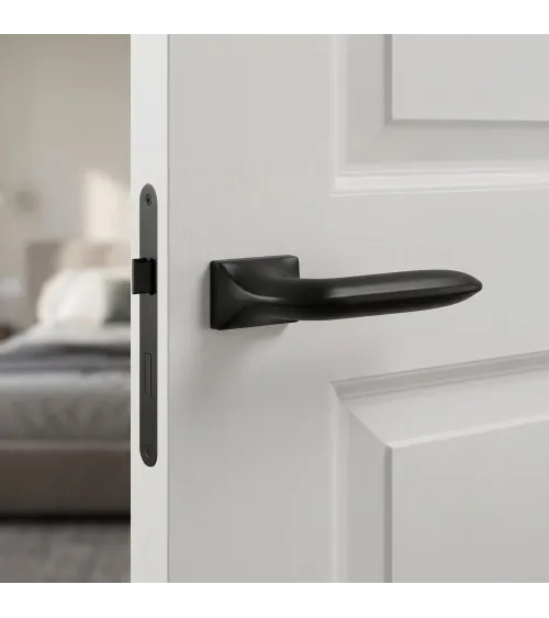 Black GLADIOLA door handle designer handle