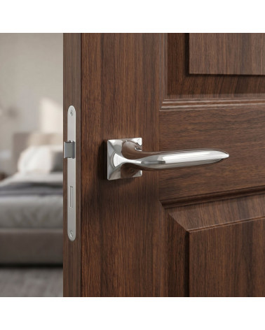 Refined Polished Chrome Door Handle - GLADIOLA Model