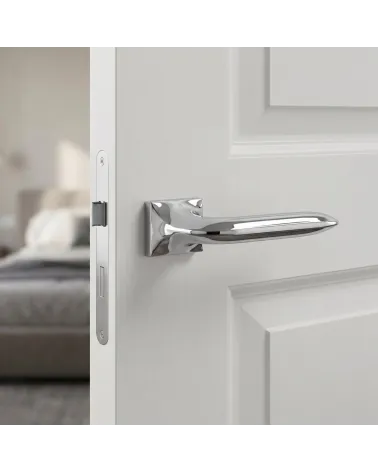 Sophisticated Concealed Plate Door Handle - GLADIOLA Model