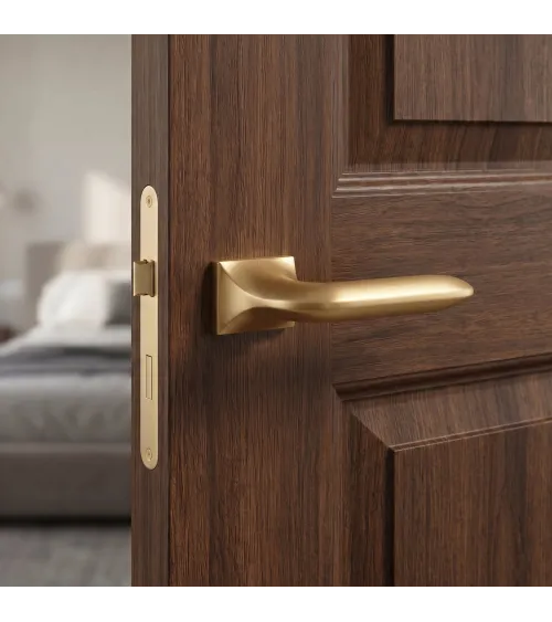 Matt gold GLADIOLA door handle design handle