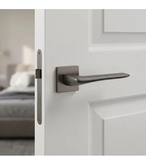 Graphite IRIS door handle designer handle