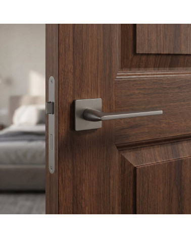 Anthracite Door Handle for a refined décor - SALVIA Model