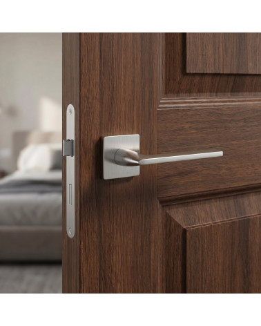 Solid and Resistant Zamak Door Handle - SALVIA Model