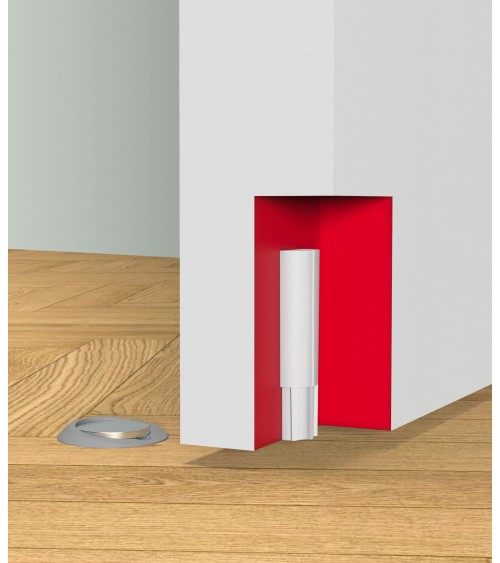 Verum Stoppino door stop on a door