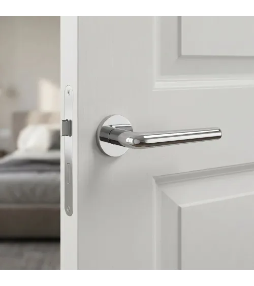 FUNKIA polished chrome designer door handle