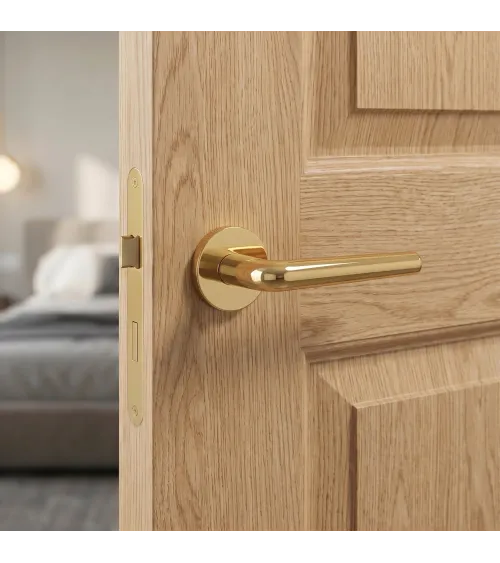 FUNKIA polished gold designer door handle