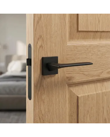 Sober and Refined Black Door Handle - Line GIULIA Model