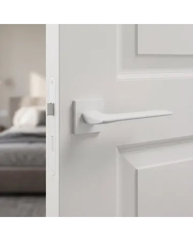 Bright and Timeless White Door Handle - Line GIULIA