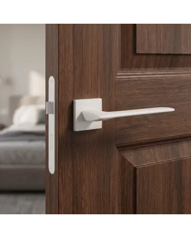 Bright and Timeless White Door Handle - Line GIULIA
