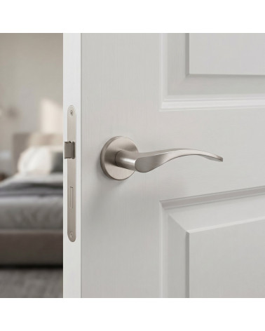 Timeless and Subtle Brushed Nickel Door Handle - TUPAI 1927 Model