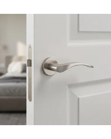 Timeless and Subtle Brushed Nickel Door Handle – TUPAI 1927 Model