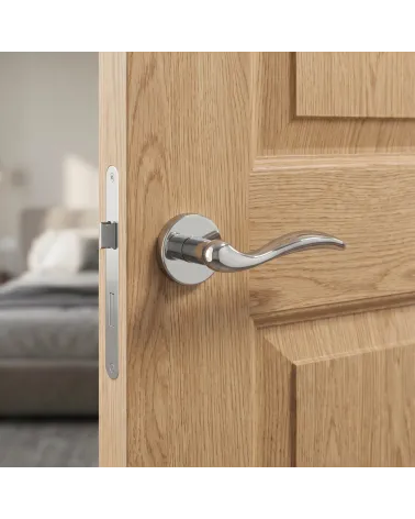 Polished Chrome Door Handle with unrivalled brilliance - Model TUPAI 1948