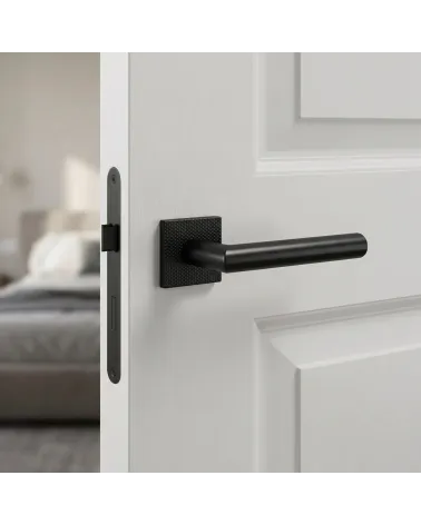 Simple and Refined Black Door Handle – Model 4002-T2