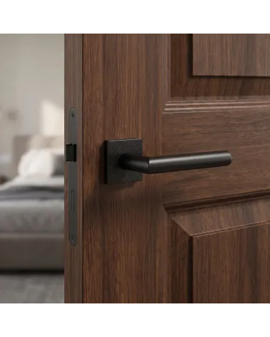 Simple and Refined Black Door Handle – Model 4002-T2