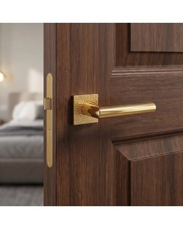 Refined and Gleaming Gold Door Handle - Model 4002-T1