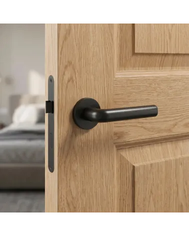Refined and Timeless Black Door Handle – INULLA Model