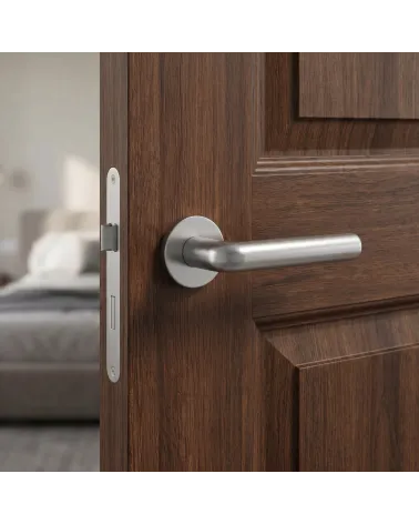Glamorous and Lustrous Satin Chrome Door Handle - INULLA Model