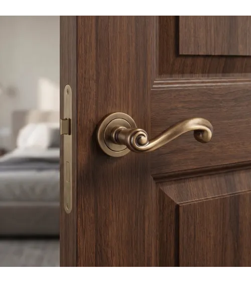TUPAI 738 matt antique patina door handle design handle