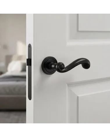 Elegant and Captivating Black Door Handle - TUPAI 738 Model