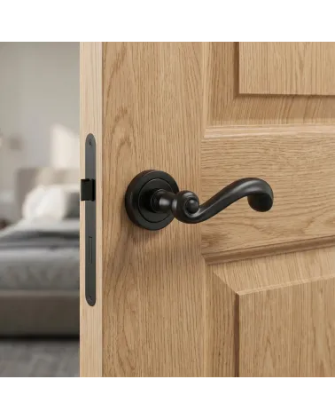 Elegant and Captivating Black Door Handle - TUPAI 738 Model